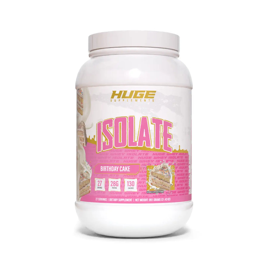 Huge Isolate Birthday Cake